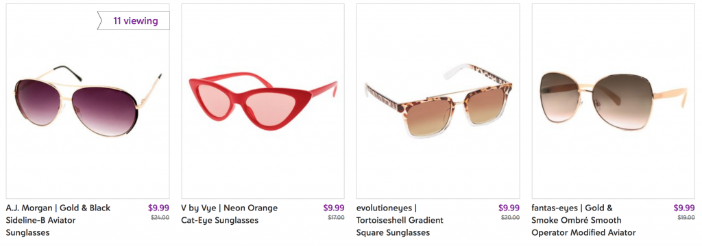 Statement Making Sunnies Just $9.99 On Zulily Today Only!