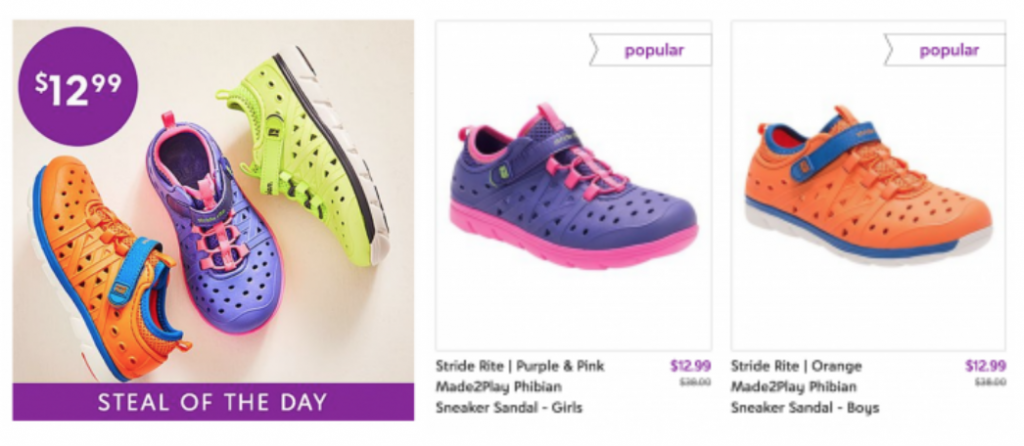 Stride Rite Phibian Sneaker Sandals Just $12.99 Today Only! (Reg. $35.00)