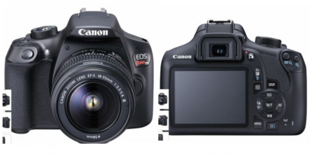 Canon Rebel T6 SLR Camera with 18-55mm Lens $359.99! (Reg. $549.99)