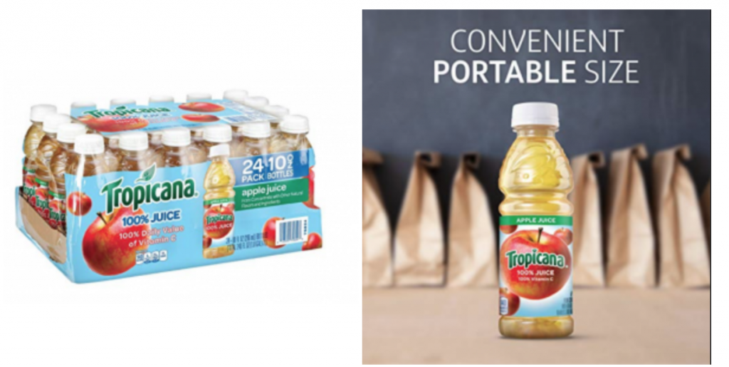 Tropicana Apple Juice, 10 oz. 24-Count Just $10.62 Shipped!