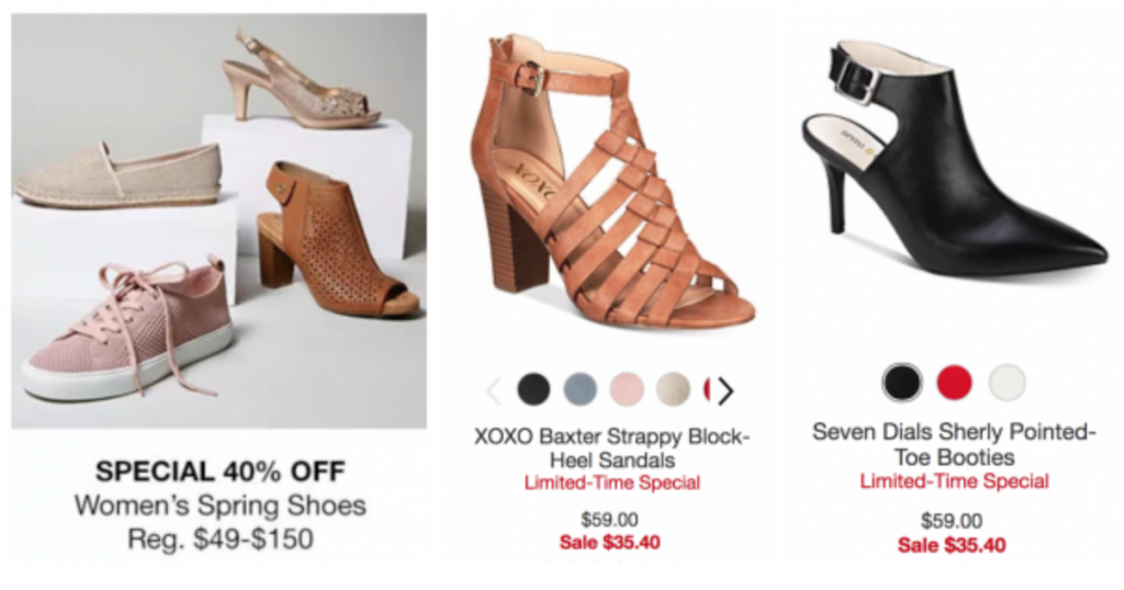 40% Off Women’s Spring Shoe Styles At Macy’s!