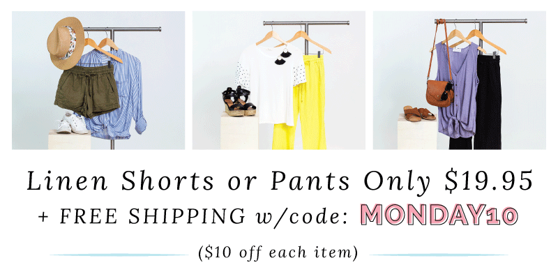 Style Steals at Cents of Style! CUTE Linen Shorts and Pants – Just $19.95! FREE SHIPPING! So cute!