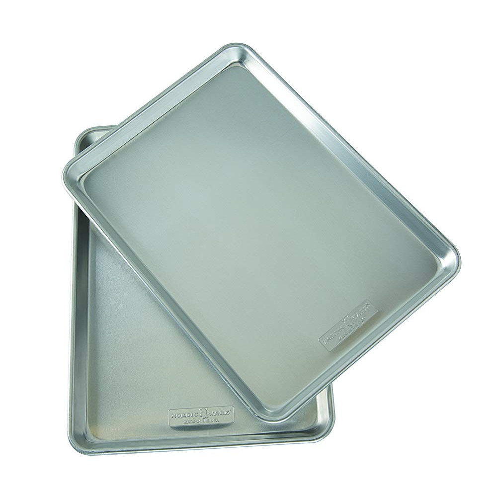 Nordic Ware Natural Aluminum Commercial Baker’s Half Sheet (2 Pack) Only 16.99!