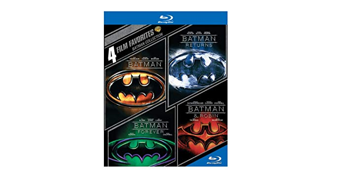 4 Film Favorites: Batman Collection – Batman/Batman Returns/Batman Forever/Batman & Robin – Just $10.00! Was $24.98!
