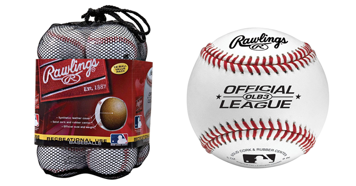 Rawlings Official League Recreational Use Baseballs, Bag of 12 – Just $15.69! Spring sports!