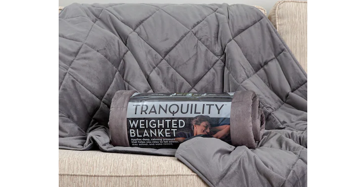 LAST DAY! Kohl’s 30% Off! HOT! Get $15 Kohl’s Cash! Stack Codes! FREE Shipping! Tranquility 15-lb. Weighted Blanket – Just $69.99! Plus earn $15 in Kohl’s Cash!