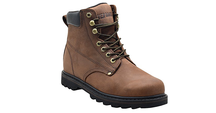 EVER BOOTS Tank Men’s Soft Toe Oil Full Grain Leather Insulated Work Boots – Just $44.75! Today only!