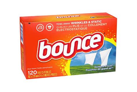 Bounce Fabric Softener Dryer Sheets for Static Control, Outdoor Fresh Scent, 120 Count – Only $2.99!