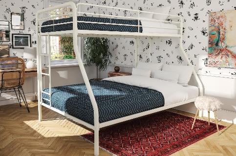DHP Twin Over Full Metal Bunk Bed Frame – Only $149!
