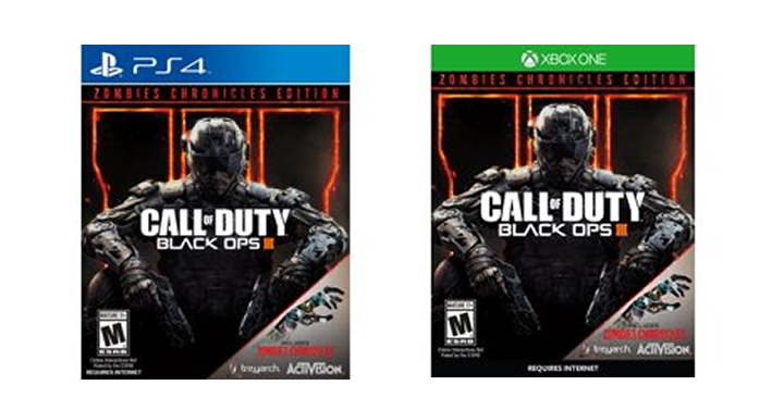 Call of Duty: Black Ops 3 Zombie Chronicles Edition for PS4 or XBOX ONE – Just $12.99!