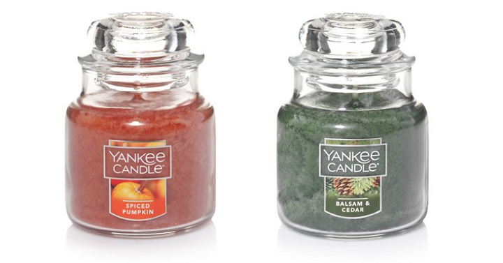 Yankee Candle Small Jar Candles Only $3.99!