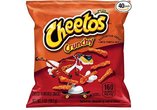 Cheetos Crunchy Cheese Flavored Snacks, 1 Ounce (Pack of 40) – Only $11.33!