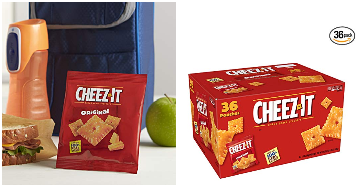 Cheez-It Baked Snack Cheese Crackers 1.5 Oz Pack of 36 Only $6.52 Shipped!