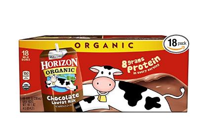 Horizon Organic, Lowfat Organic Milk Box, Chocolate (Pack of 18) – Only $15.67!