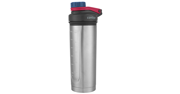 Contigo Vaccuum-Insulated Shake & Go Fit Stainless Steel Shaker Bottle, 24 oz – Just $5.75! Reg. $19.99!