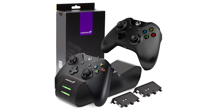 Xbox One/One X/One S Controller Charger, Dual Slot High Speed Docking/Charging Station with 2 Rechargeable Battery Packs – Just $17.49! Reg. $39.99!