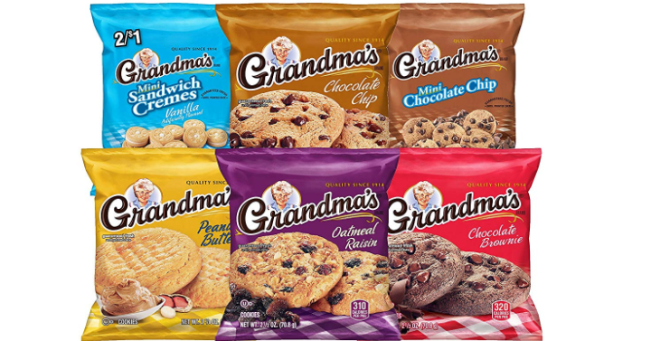 Grandma’s Cookies Variety Pack, 30 Count Only $10.48 Shipped!