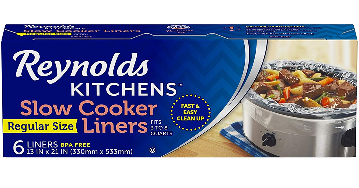 Reynolds Kitchen Slow Cooker Liners (6 Count) Only $2.91 Shipped!