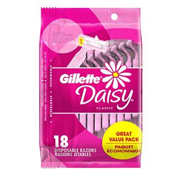 Gillette Daisy Women’s Disposable Razor, 18 Count – Only $9.79!
