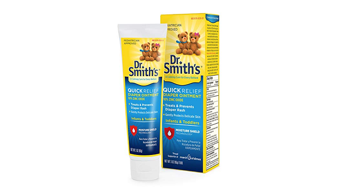 Dr Smith’s Quick Relief Diaper Rash Ointment Only $5.65!