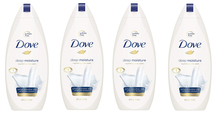 Dove Deep Moisture Body Wash (22oz) Pack of 4 Only $13.05 Shipped!