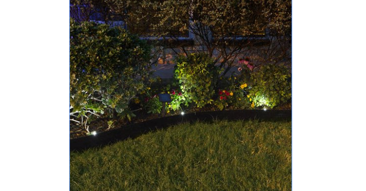 FiberEdge Solar LED Lighted Landscape Edging, 5″ x 20′, Black Fiberglass Only $39.79 Shipped! (Reg. $50)