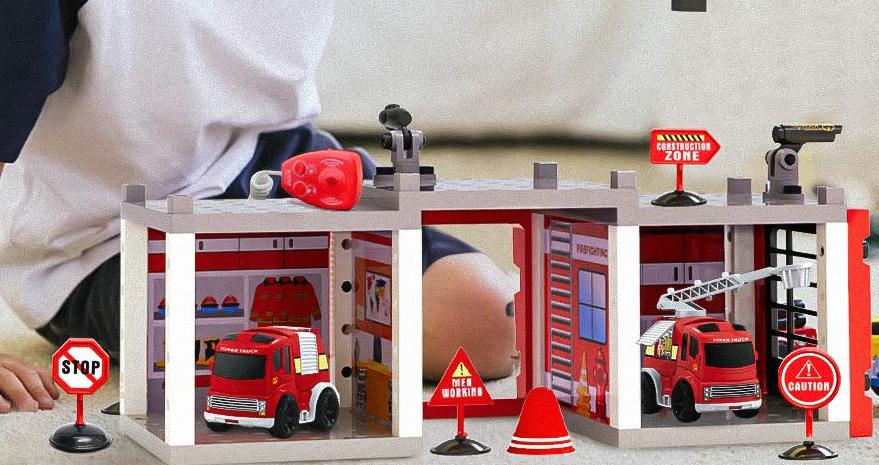 Fire Station Toy Playset – Only $18.95!