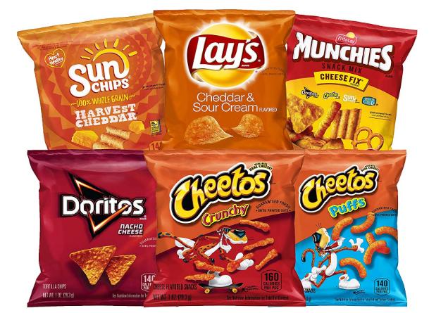 Frito-Lay Cheesy Mix Variety Pack, 40 Count – Only $11.46!