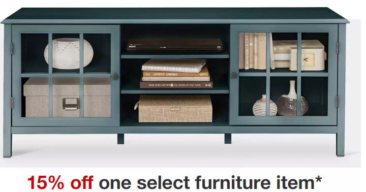 Target: Take 15% off One Furniture Item!