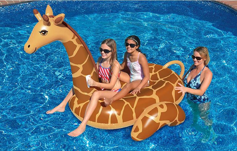 Swimline Giant Giraffe Pool Float – Only $19.49!