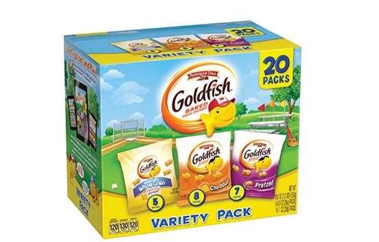Pepperidge Farm, Goldfish, Crackers Variety Pack (Pack of 20) – Only $7.48!