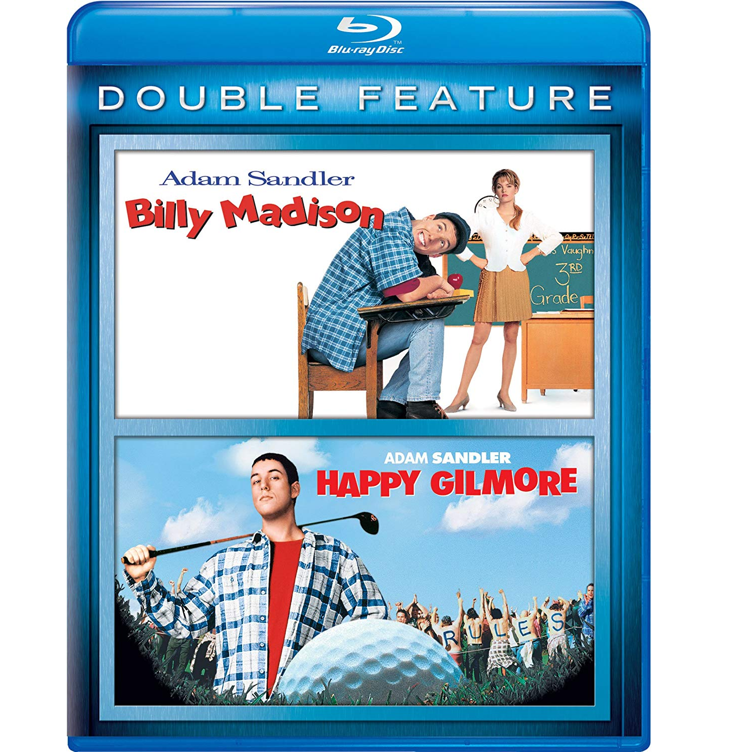 Billy Madison / Happy Gilmore Blu-ray Only $8.99! (DVD Only $5.00)