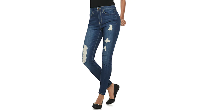 Kohl’s 30% Off! HOT! Get Kohl’s Cash! Stack Codes! FREE Shipping! Juniors’ Mudd High-Waisted Jeggings – Just $13.99!