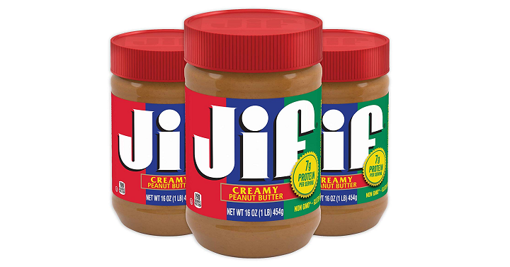 Jif Extra Crunchy Peanut Butter Pack of 3 Only $6.33 Shipped!