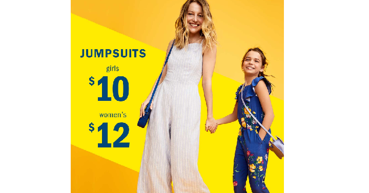 Old Navy: Jumpsuits Only $12 for Women & $10 for Girls! Today Only!