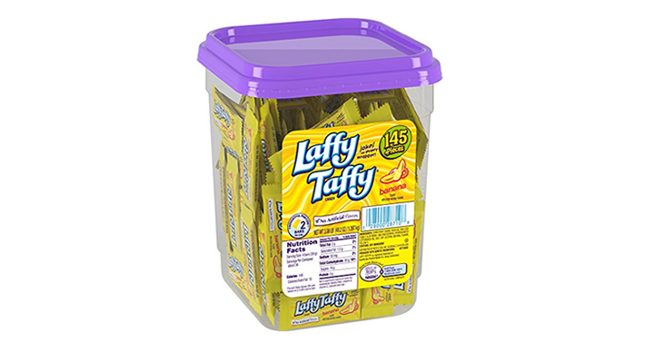 Laffy Taffy Candy Jar – Banana, 145 Count – Just $9.45! Think Easter!