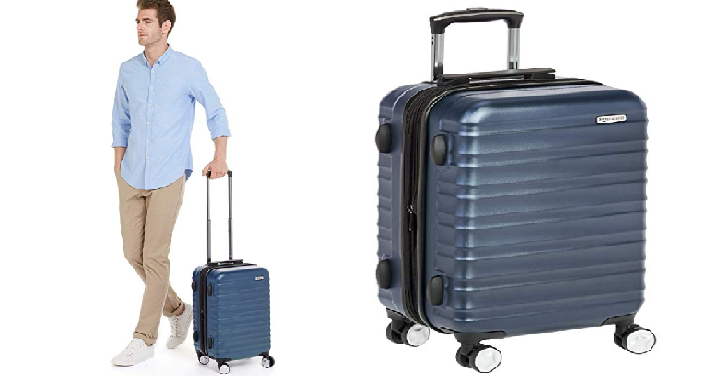 AmazonBasics Premium Hardside Spinner Luggage Only $40.46 Shipped! (Reg. $60)