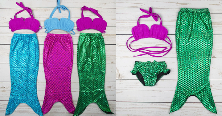 Mermaid Swimsuits – 3 Pieces from Jane – Just $14.99! So cute!