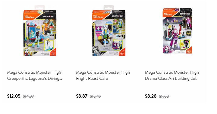Mega Construx Monster High Figure Pack Sets Starting at $8.28! (Reg $13+)
