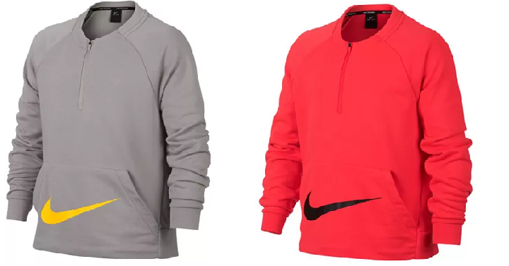 Nike Big Boys 1/2-Zip Training Crew-Neck Sweatshirt Only $13.46! (Reg. $45)