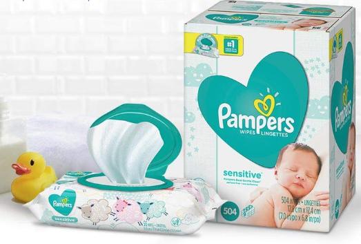 Pampers Sensitive Water-Based Baby Diaper Wipes (504 Count) – Only $12.91!