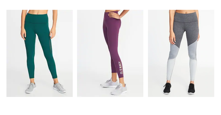 Old Navy: Women’s Active Leggings Only $12, Girls Only $10! Today Only!