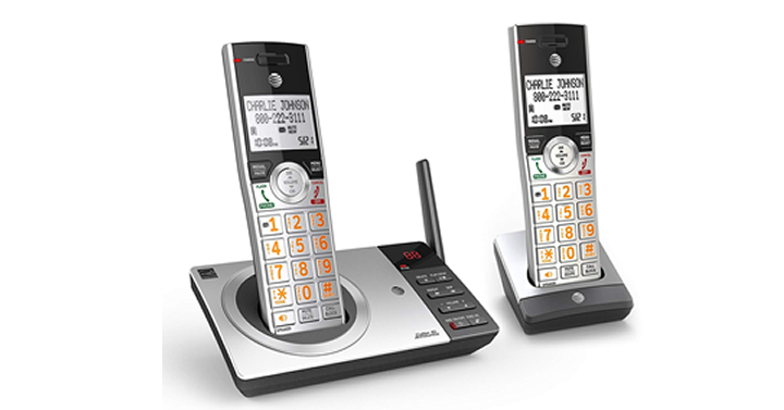 AT&T 6.0 Expandable Cordless Phone with Answering System & Smart Call Blocker with 2 Handset – Just $33.99! Best Seller!