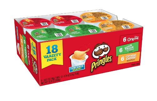 Pringles Snack Stacks Flavored Variety Pack (18 Cups) – Only $6.16!