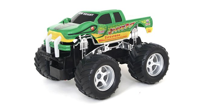 SUPER HOT!!! New Bright 7″ R/C Monster Truck-Snake Bite – Just $6.97! Save $20.00!