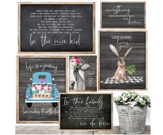 Large Rustic Prints – Only $3.87!