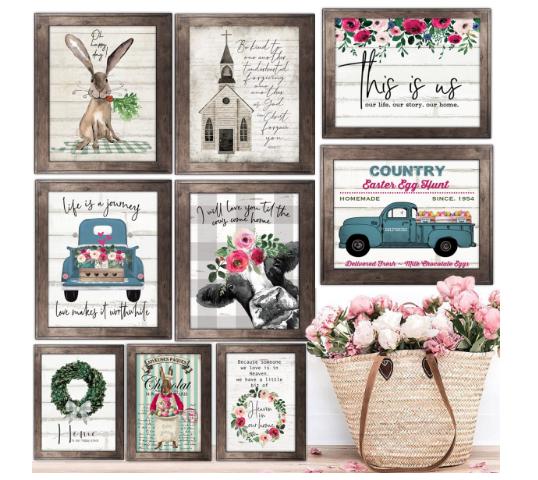 Rustic Spring Market Prints – Only $2.97!