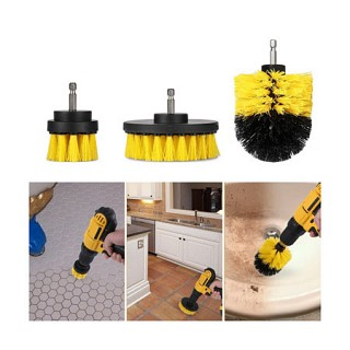 3 Piece Scrub Brush Drill Attachment Kit Only $9.99 SHIPPED!