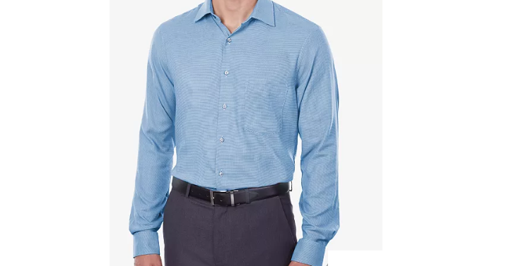 Van Heusen Men’s Classic-Fit Dress Shirt Only $14.93! (Reg. $45) 4 Colors to Choose From!