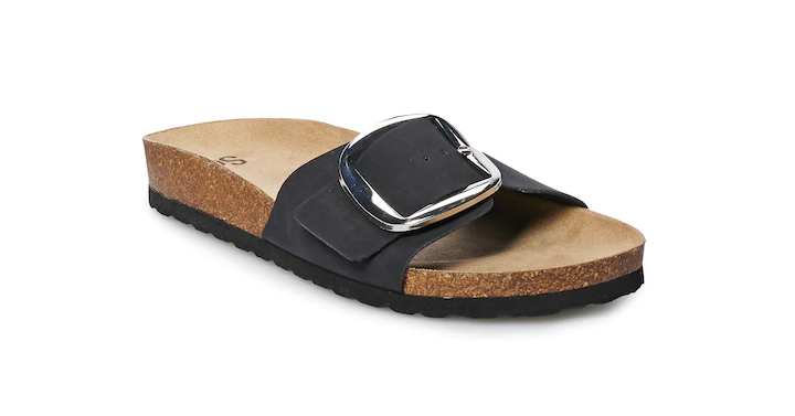Kohl’s 30% Off! Earn Kohl’s Cash! Stack Codes! FREE Shipping! SO Tree House Women’s Slide Sandals – Just $12.59!